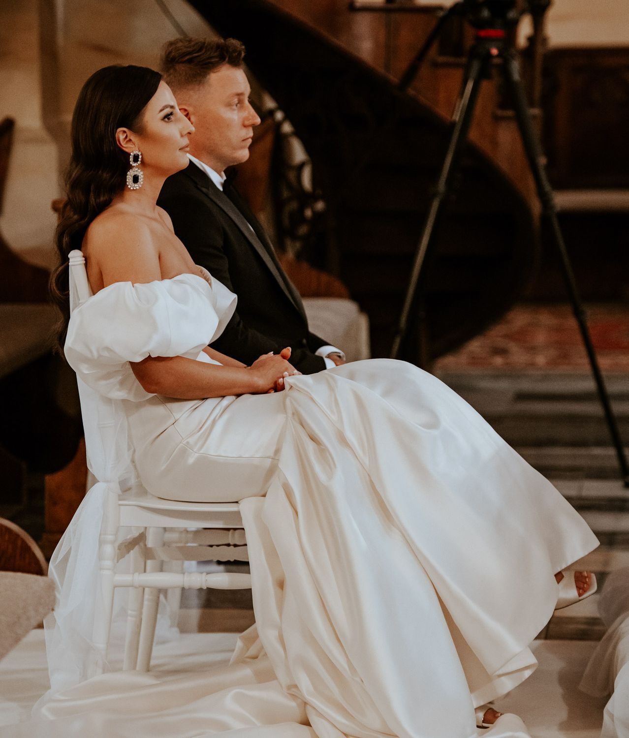 bukiet ślubny bukiet świadkowej bukiety do ślubu kwiaty na ślub florystyka aranżacje i dekoracje florystyczne ślubny storczyk, piwonia bukiety na wesele ślub marzeń firmy florystyczne kraków dekoracje kwiatowe bochnia Fot: Imagine Weddings